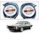 Aro Farol Ford Maverick Cromado Alumínio Par V8 73 A 79 - Imagem 1