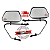 Retrovisor Americano Ford F100 F1000 F350 F600 1972 A 1992 Par - Imagem 1