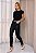 CALÇA RESINADA SKINNY C/ BOLSO COSTAS - Imagem 1
