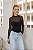 BLUSA TULE GOLA ALTA MANGA LONGA - Imagem 1