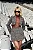 CONJ.BLAZER CROPPED M/L E SHORTS SAIA C/ LAPELA - Imagem 1