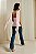 BLUSA CHIFFON TEXTURIZADA C/ DETALHE PASSANTE METALICO - Imagem 3
