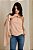 BLUSA CHIFFON TEXTURIZADA C/ DETALHE PASSANTE METALICO - Imagem 4