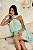 VESTIDO CHIFFON BABADO C/ PASSANTE METALICO FRONTAL - Imagem 2