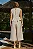 CONJ.100% LINHO BLUSA C/ BABADO CALÇA PANTACURT C/ CINTO - Imagem 2