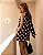 Vestido curto em poá grande - Imagem 2