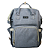 MOCHILA UNIK LOVELY BABY CINZA - Imagem 1