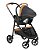 TRAVEL SYSTEM CARRINHO GALZERANO - CARAMELO - Imagem 2