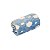 MANTA SOFT BABY JOY FUNNY NUVEM AZUL - Imagem 1