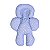 CAPA BEBE CONFORTO BUBLIM PETIT LEAO AZUL - Imagem 2