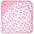 TOALHA PLUSH BUBLIM PETIT ARCO IRIS ROSA - Imagem 1