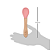 COLHER BUBA BAMBU 15823 ROSA - Imagem 2