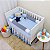 KIT DE BERCO BALU BABY ROLO - BARNEY AZUL - Imagem 1