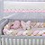 KIT DE BERCO BALU BABY TRANÇA - JARDIM ROSA - Imagem 1