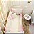 KIT DE BERCO BALU BABY LINHO PROVINCE ROSA - Imagem 1