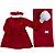 SAIDA DE MATERNIDADE FOFINHO 423002 VERMELHO - Imagem 1