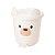 LIXEIRA PLASUTIL DECORA PEDAL - BEAR CREME - Imagem 1