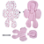 CAPA ANATOMICA LOUPIOT TEMAS REF5244 ROSE - Imagem 2