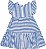 VESTIDO PULLA BULLA 49211 AZUL 1 ANO - Imagem 1