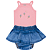 CONJUNTO PULLA BULLA 49120 ROSA GG - Imagem 1