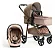 Carrinho De Bebe Extreme Must Galzerano - Travel System Cor Tofee Até 22 quilos - Imagem 1