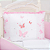 KIT DE BERCO BRUBRELEL JUJU BABY - BORBOLETA ROSA - Imagem 1