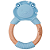 MORDEDOR BUBA SILICONE LEAO AZUL - Imagem 4