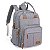 MOCHILA MULTIFUNCIONAL LACO BEBE CINZA - Imagem 1