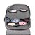 MOCHILA MULTIFUNCIONAL LACO BEBE - 2 FIVELAS CINZA - Imagem 2