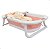 BANHEIRA DOBRAVEL PREMIUM BABY BUBBLY ROSA - Imagem 8