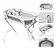 BANHEIRA DOBRAVEL PREMIUM BABY BUBBLY GRAY - Imagem 1