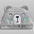 TOALHA LACO BEBE POWER SEC - URSO CINZA - Imagem 1
