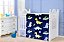 COBERTOR ETRURIA FLANNEL DINO BABY AZUL - Imagem 1