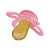 CHUPETA MAM ORIGINAL START BORRACHA NATURAL CH11112 ROSA - 0 A 2 MESES - Imagem 1