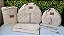 KIT BOLSA LUDY 5PCS- REF 25/26 BEGE - Imagem 1