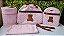 KIT BOLSA LUDY 5PCS- REF33/34 ROSA - Imagem 1