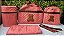 KIT BOLSA LUDY 5PCS- REF33/34 GOIABA - Imagem 1