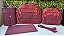 KIT BOLSA LUDY 5PCS- REF45/46 MARSALA - Imagem 1