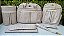 KIT BOLSA LUDY 4PCS- REF 60/61 BEGE - Imagem 1