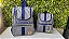 KIT MOCHILA LUDY - REF90/91 CINZA MARINHO - Imagem 1
