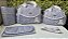 KIT BOLSA LUDY 4PCS- REF 101/102 CINZA - Imagem 1