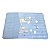 COBERTOR FLANNEL CARINHAS GIRAFA AZUL - Imagem 2