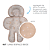 CAPA BEBE CONFORTO BUBLIM PETIT URSO ESPACO BEGE - Imagem 1