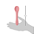 COLHER SILICONE BUBA 15643 ROSA - Imagem 3