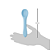 COLHER SILICONE BUBA 15642 AZUL - Imagem 3