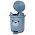 LIXEIRA PLASUTIL DECORA - BEAR AZUL - Imagem 2