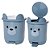 LIXEIRA PLASUTIL DECORA - BEAR AZUL - Imagem 7