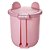 LIXEIRA PLASUTIL DECORA - BEAR ROSA - Imagem 3