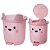 LIXEIRA PLASUTIL DECORA - BEAR ROSA - Imagem 6