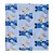 COBERTOR ETRURIA FLANNEL BISS AZUL - Imagem 1